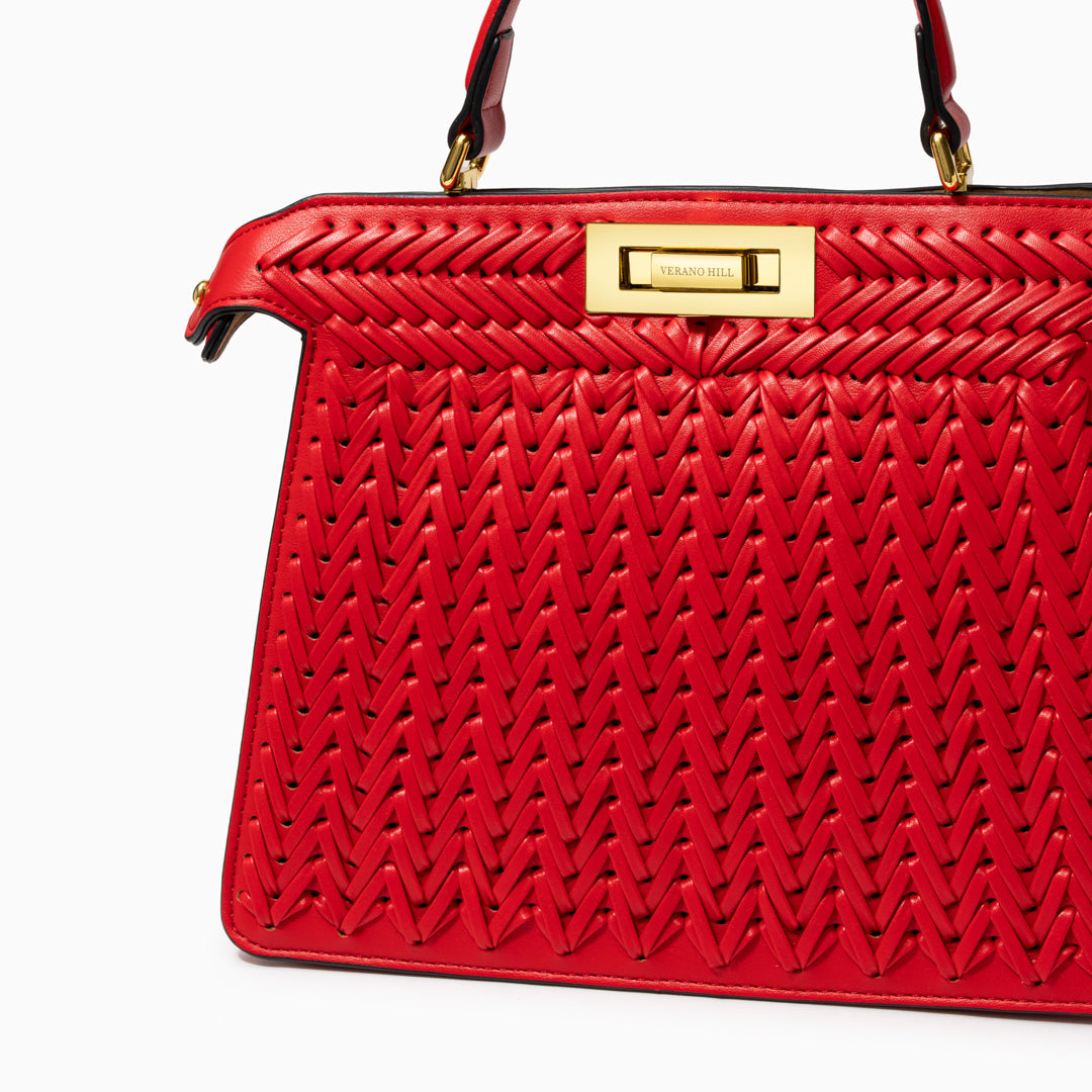 Dionne Woven Handbag