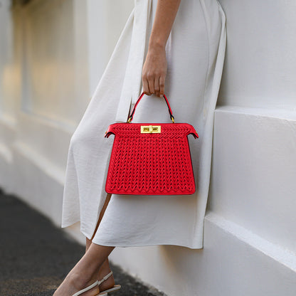 Dionne Woven Handbag